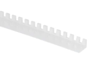 מגן סף לבן מחורץ , פנל HELLERMANNTYTON G51PC , 2.1MM ~ 3.3MM