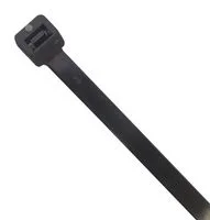 אזיקונים שחורים מפלסטיק - 200MM X 7.6MM