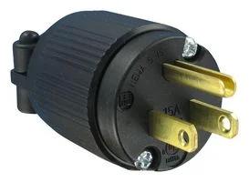 תקע חשמל, 15A, 125VAC, NEMA 5-15P