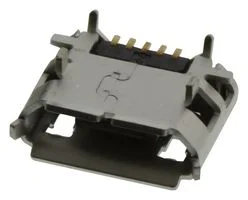 שקע (USB2.0 (MICRO B זוויתי למעגל מודפס