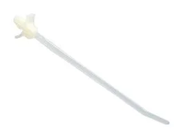 אזיקונים לבנים ננעצים מפלסטיק - 132MM X 4.8MM