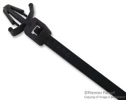 אזיקונים שחורים ננעצים מפלסטיק - 157MM X 3.5MM