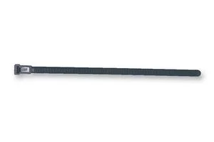 אזיקונים שחורים רב פעמיים מפלסטיק - 200MM X 7.6MM