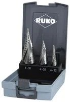 סט מקדחים מדורגים מקצועי - RUKO 101026RO