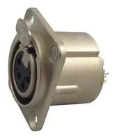 מחבר XLR נקבה להלחמה לפנל - 4 מגעים - NEUTRIK NC4FD-LX