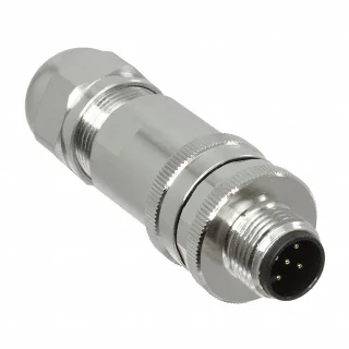 מחבר חיישן M12 תקע 5 פינים