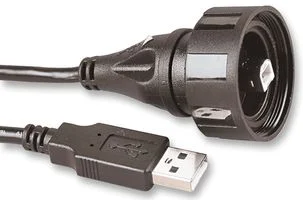 כבל תעשייתי USB - זכר B ← זכר PX0840/B/3M00 - A