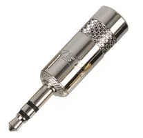 מחבר PL 3.5MM זכר סטריאו להלחמה לכבל - כסוף - NEUTRIK