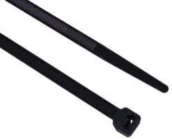 אזיקונים שחורים מפלסטיק - 500MM X 7.5MM