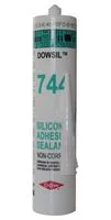 משחת סיליקון RTV - מזרק 310 מ''ל - DOW CORNING 744