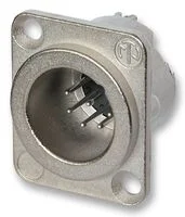 מחבר XLR 7 פינים - תקע הרכבה לפנל DLX