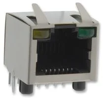 מחבר מסוכך RJ45 - נקבה למעגל מודפס - RJHSE-5381-05 - CAT5E