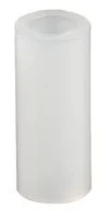 ספייסר עגול ניילון 6.6 - קוטר חיצוני 5mm, קוטר פנימי 3.2mm, אורך 10mm