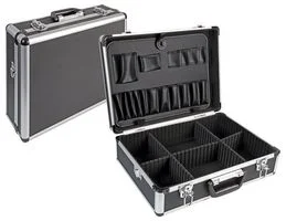מזוודת כלים מקצועית מאלומיניום - DURATOOL - 460X330X155MM