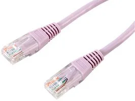 כבל רשת יצוק CAT5E 10M - בידוד סגול