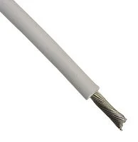 כבל חיבור שזור 28AWG PVC לבן 100ft
