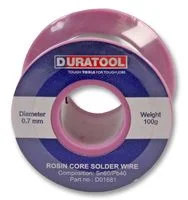 חוט הלחמה SN60-PB40 0.7MM 100G