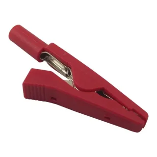 תנין מבודד 41MM עם כניסת בננה 2MM - אדום