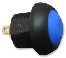 מפסק לחיצה לפנל - מוגן מים SPST N/O - IP67 - כחול