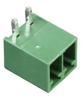טרמינל בלוק למעגל מודפס - 2 מגעים - 3.50MM PITCH