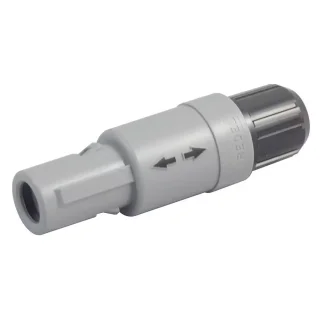מחבר שחור REDEL - זכר להלחמה לכבל - 5 מגעים - PAG.M0.5GL.AC65N