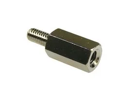ספייסר - פליז M3 4-40 UNC - משושה זכר-נקבה 10 מ