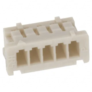 בית מחבר 1.25MM, 5 פינים, שורה אחת, קרימפ