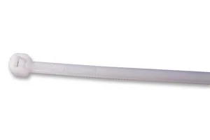 אזיקונים לבנים מפלסטיק 370MM X 4.8MM כמות בחבילה: 100