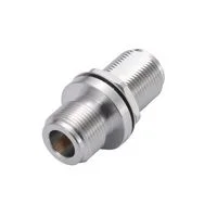מתאם RF / קואקסיאלי - N Jack ל-N Jack - ישר Bulkhead - 50 ohm