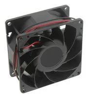 מאוורר צירי DC 24V 80x80x38mm 84.1 CFM - מיסב כדורי
