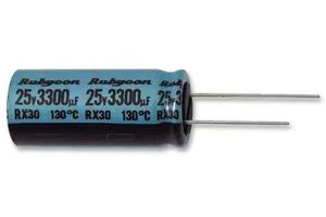 קבל אלקטרוליטי 47µF 50V רדיאלי