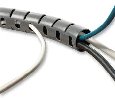 מאגד כבלים (לפלף) שחור - קוטר פנימי 25MM - גליל 25 מטר