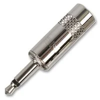 מחבר PL 3.5MM זכר מונו להלחמה לכבל - כסוף - NEUTRIK