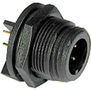 מחבר תעשייתי PX0413PC - זכר להלחמה למעגל מודפס - 4 מגעים