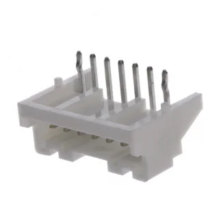 מחבר JST להלחמה למעגל מודפס לכבל - סדרת PA - זכר 7 מגעים