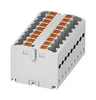 מחבר טרמינל בלוק - PTFIX 18X2,5 WH - 18 POLE , 24A , 500V