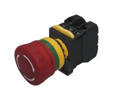 מפסק חירום פטריה מואר SPST-NO & SPST-NC , PUSH-PULL - 12V