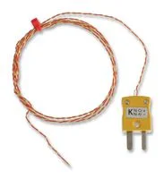 תרמוקפל סוג K - חוט 1X0.2mm - טווח -75°C ~ 250°C - אורך 2m