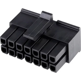 מחבר MOLEX ללחיצה לכבל - סדרת MICRO-FIT - נקבה 14 מגעים