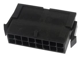 מחבר MOLEX ללחיצה לכבל - סדרת MICRO-FIT - זכר 16 מגעים
