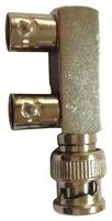 מתאם קואקסיאלי - BNC PLUG - 2XBNC SIDE SOCKETS