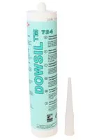 משחת סיליקון RTV - מזרק 310 מ''ל - DOW CORNING 734 CLR