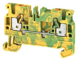 מחבר טרמינל בלוק לפס דין - 2WAY , 2.5MM² , 300A , 800V , YL/GN