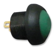 מפסק לחיצה לפנל - מוגן מים SPST N/O - IP67 - ירוק