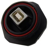 מחבר USB אטום USB Type B USB 2.0 4 פינים IP68 - שקע