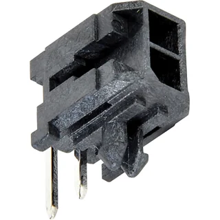 מחבר MOLEX להלחמה למעגל מודפס - סדרת MICRO-FIT - זכר 2 מגעים