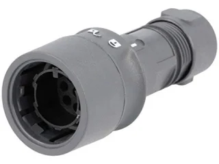 מחבר תעשייתי PXP6010 - זכר ללחיצה לכבל - פין זכר - 8 מגעים