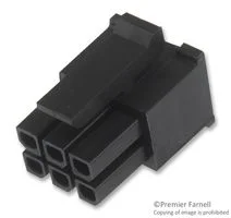 מחבר MOLEX ללחיצה לכבל - סדרת MICRO-FIT - נקבה 6 מגעים