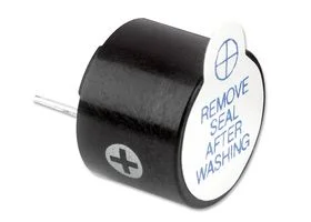 זמזם פיאזו למעגל מודפס - THROUGH HOLE - 3~8V - 85DB