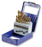 סט 19 מקדחים DURATOOL - TITANIUM STEEL